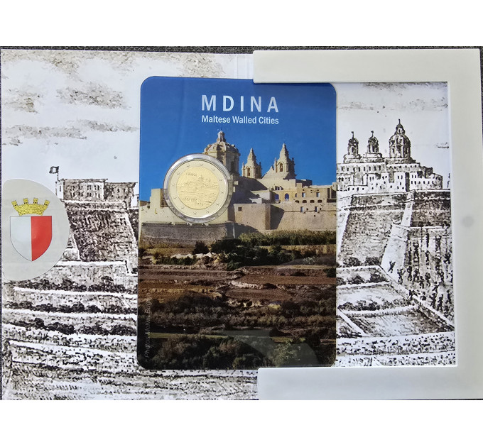 Malta 2 euros BU 2025 - Ville historique de Mdina