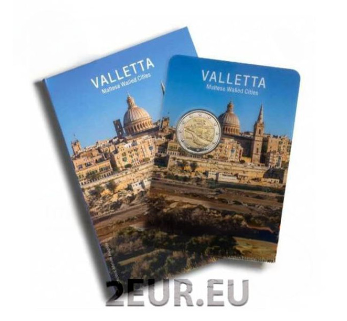 Malta 2 euros BU 2026 - Le lévrier du pharaon + La Valette