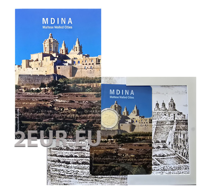 Malta 2 euros BU 2025 - Ville historique de Mdina