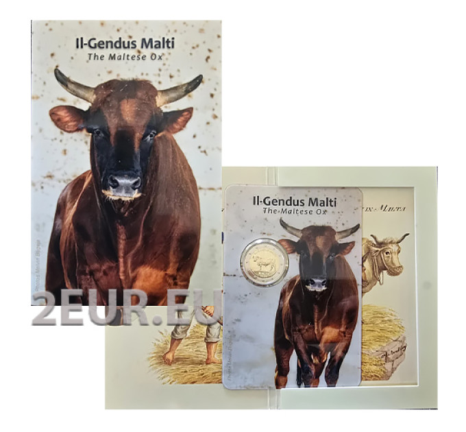 Malta 2 euros BU 2025 - Taureau maltais