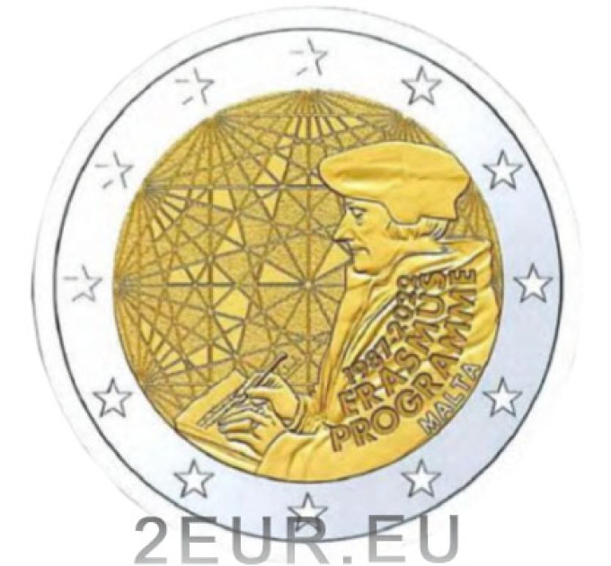 Malte 2 euros UNC 2022 - 35 ans de l'Erasmus