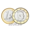 Monaco 1 euro UNC 2022 - Prince Albert II