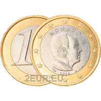 Monaco 1 euro UNC 2014 - Prince Albert II