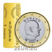 Monaco 1 euros Rouleau 2020