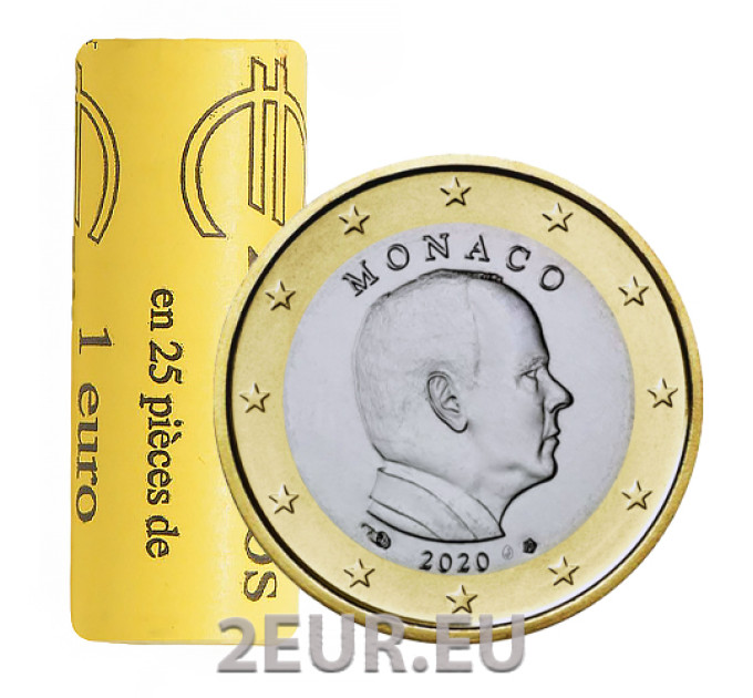 Monaco 1 euros Rouleau 2020