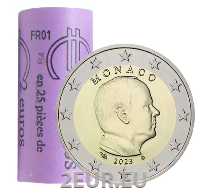 Monaco 2 euros Rouleau 2023