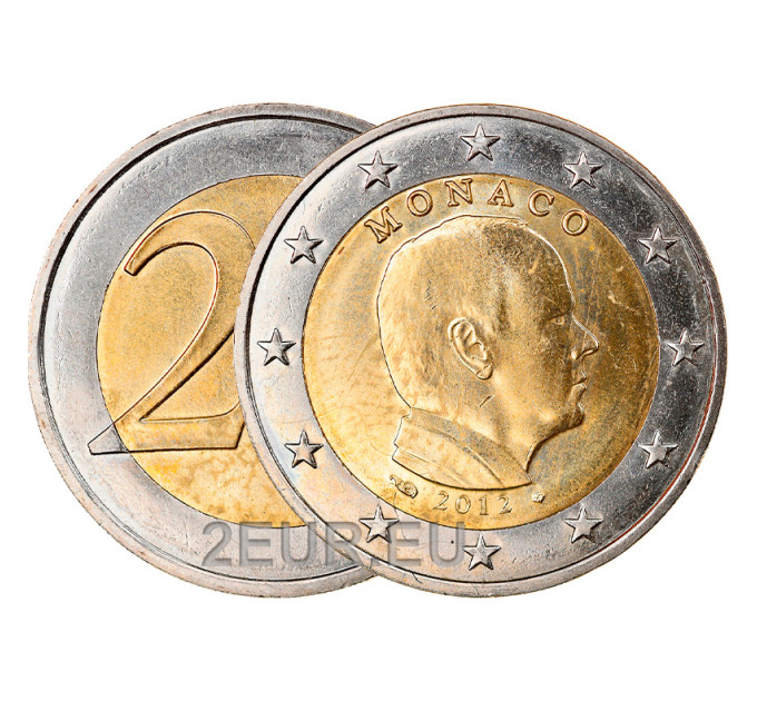 Monaco 2 euros UNC 2012 - Prince Albert II
