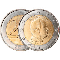 Monaco 2 euros UNC 2015 - Prince Albert II