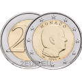 Monaco 2 euros UNC 2018 - Prince Albert II