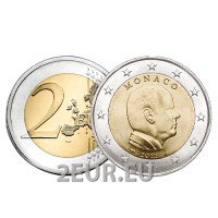 Monaco 2 euros UNC 2011 - Prince Albert II