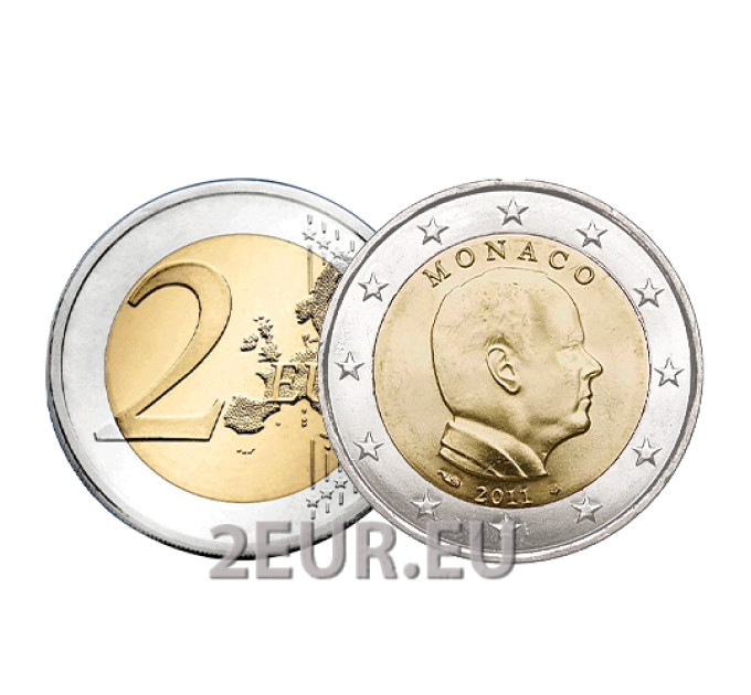 Monaco 2 euros UNC 2011 - Prince Albert II
