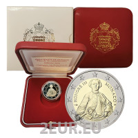Monaco 2 euros BE 2020 - 300e anniversaire de la naissance du Prince Honoré III Monaco 2 euros BE 2020 - 300e anniversaire de la naissance du Prince Honoré III