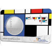 Pays-Bas 5 euros UNC 2022 - Piet Mondrian