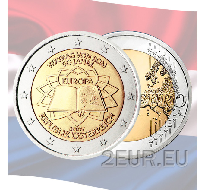 Pays-Bas 2 euros UNC 2007 - Traité de Rome