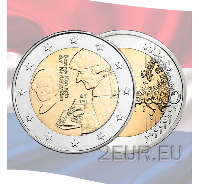 Pays-Bas 2 euros UNC 2011 - Erasmus de Rotterdam