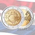 Pays-Bas 2 euros UNC 2012 - 10 Years of Euro Cash