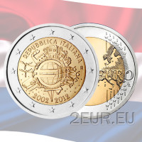 Pays-Bas 2 euros UNC 2012 - 10 Years of Euro Cash