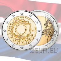 Pays-Bas 2 euros UNC 2015 - 30e anniversaire du drapeau de l'UE