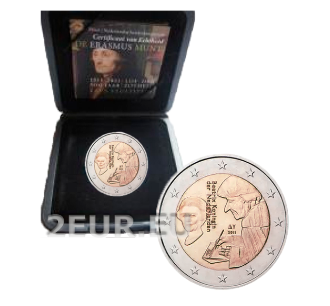 Pays-Bas 2 euros BE 2011 - Erasmus de Rotterdam  