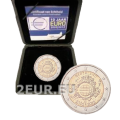 Pays-Bas 2 euros BE 2012 - 10 ans d'euro cash