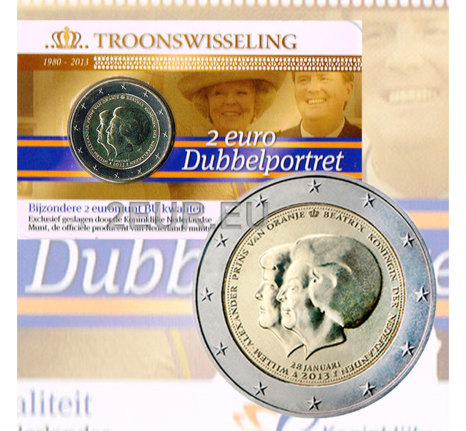 Pays-Bas 2 euros BU 2013 - Beatrix et Willem Alexander  