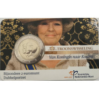 Pays-Bas 2 euros BU 2013 - Beatrix et Willem Alexander  