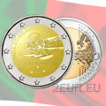 Portugal 2 euros UNC 2022 - 100e anniversaire de la première traversée aérienne de l'Atlantique Sud
