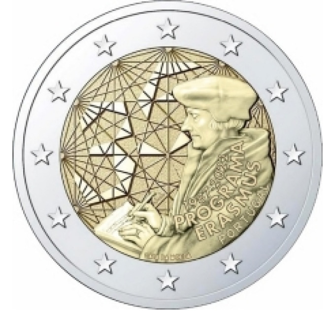 Portugal 2 euros UNC rouler 2022 - 35 ans d'Erasmus