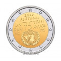 Portugal 2 euros UNC rouler 2020 - 75 ans des États-Unis