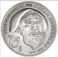 Portugal 7,5 euros UNC 2021 - 5ème siècle du tour du monde de Ferdinand Magellan - Mactan 1521 Portugal 7,5 euros UNC 2021 - 5ème siècle du tour du monde de Ferdinand Magellan - Mactan 1521