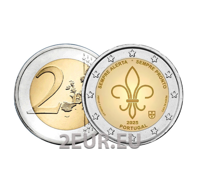 Portugal 2 euros UNC 2025 - Scoutisme mondial