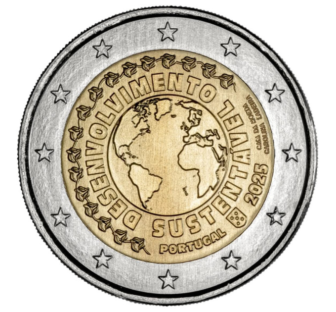 Portugal 2 euros UNC 2025 - Développement durable