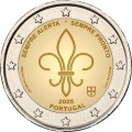 Portugal 2 euros UNC rouler 2025 - Scoutisme mondial