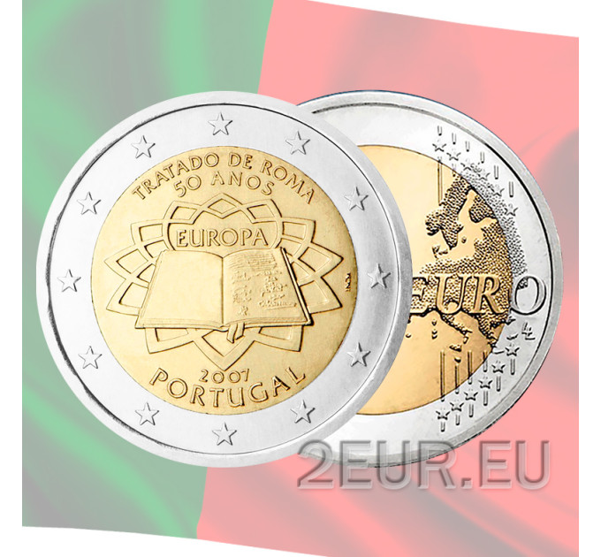 Portugal 2 euros UNC 2007 - 50 ans du Traité de Rome