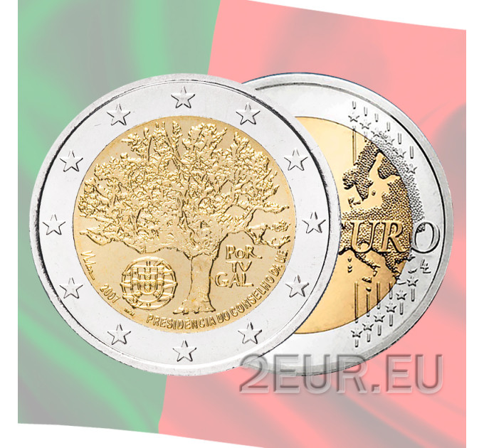 Portugal 2 euros UNC 2007 - Présidence du conseil de l'UE