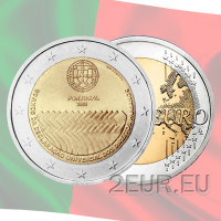 Portugal 2 euros UNC 2008 - 60 Ans Droits de l'Homme
