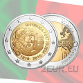 Portugal 2 euros UNC 2010 - Centenaire de la République portugaise