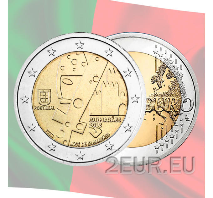 Portugal 2 euros UNC 2012 - Guimarães - Capitale Européenne de la Culture