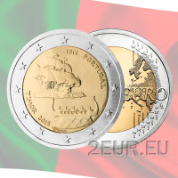 Portugal 2 euros UNC 2015 - 500 ans du premier contact avec le Timor