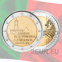 Portugal 2 euros UNC 2020 - 730 Ans Université de Coimbra