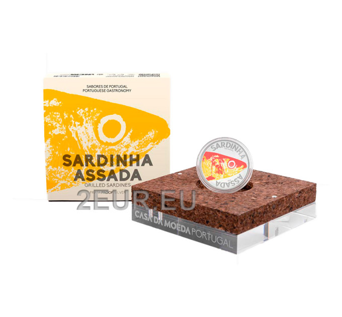 Portugal 10 euros argent BE 2020 - Les Sardines