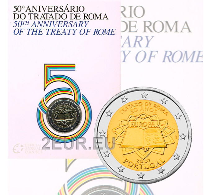 Portugal 2 euros BU 2007 - 50 Ans Traité de Rome  
