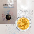 Portugal 2 euros BU 2012 - 10 ans d'euro cash