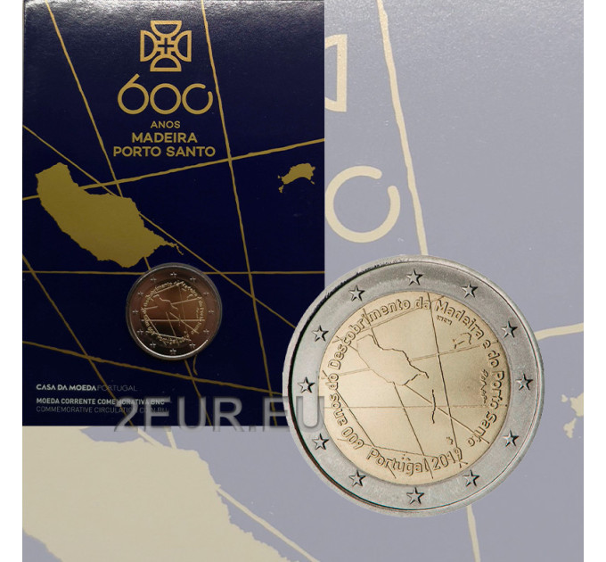 Portugal 2 euros BU 2019 - 600ème Anniversaire de la Découverte de l'Île de Madère et de Porto Santo