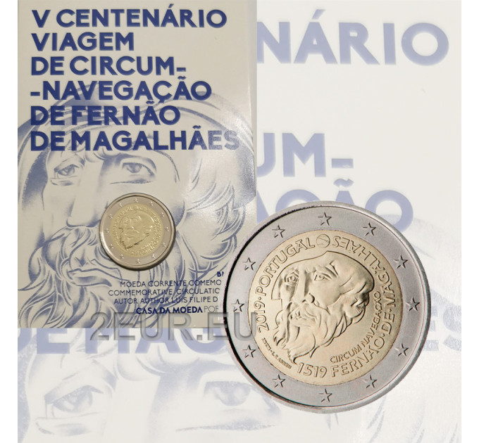 Portugal 2 euros BU 2019 - 500e anniversaire du premier tour du monde de la Terre par Magellan 