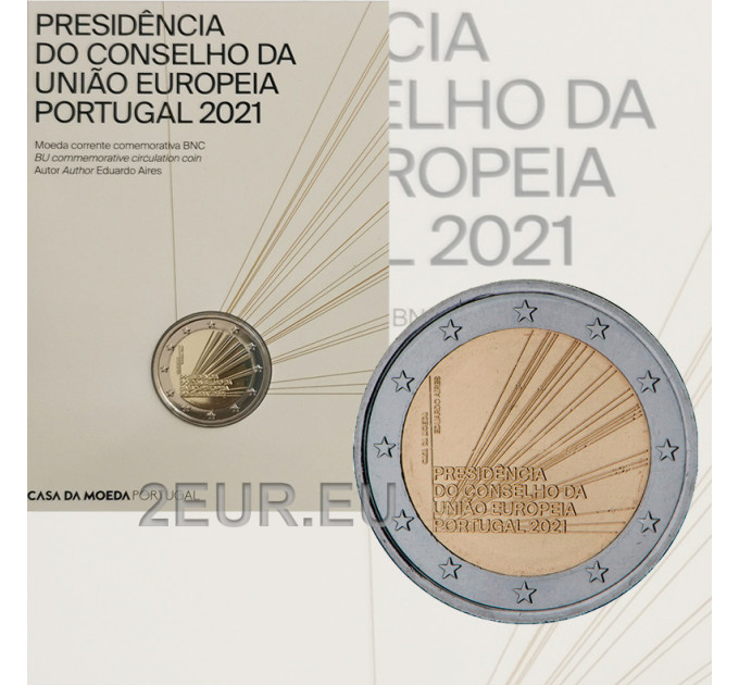 Portugal 2 euros BU 2021 - Présidence du Conseil de l'Union européenne  