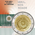 Portugal 2 euros BU 2024 - 50e anniversaire de la révolution des œillets