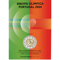 Portugal 2 euros BU 2024 - Jeux olympiques d'été à Paris - Équipe olympique portugaise Portugal 2 euros BU 2024 - Jeux olympiques d'été à Paris - Équipe olympique portugaise