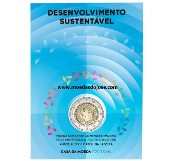 Portugal 2 euros BU 2025 - Développement durable