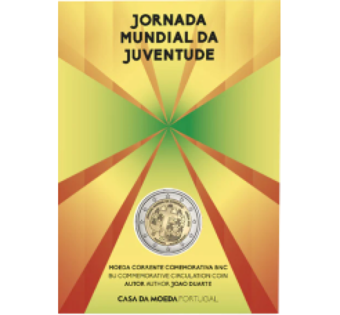 Portugal 2 euros BU 2023 - Journée Mondiale de la Jeunesse